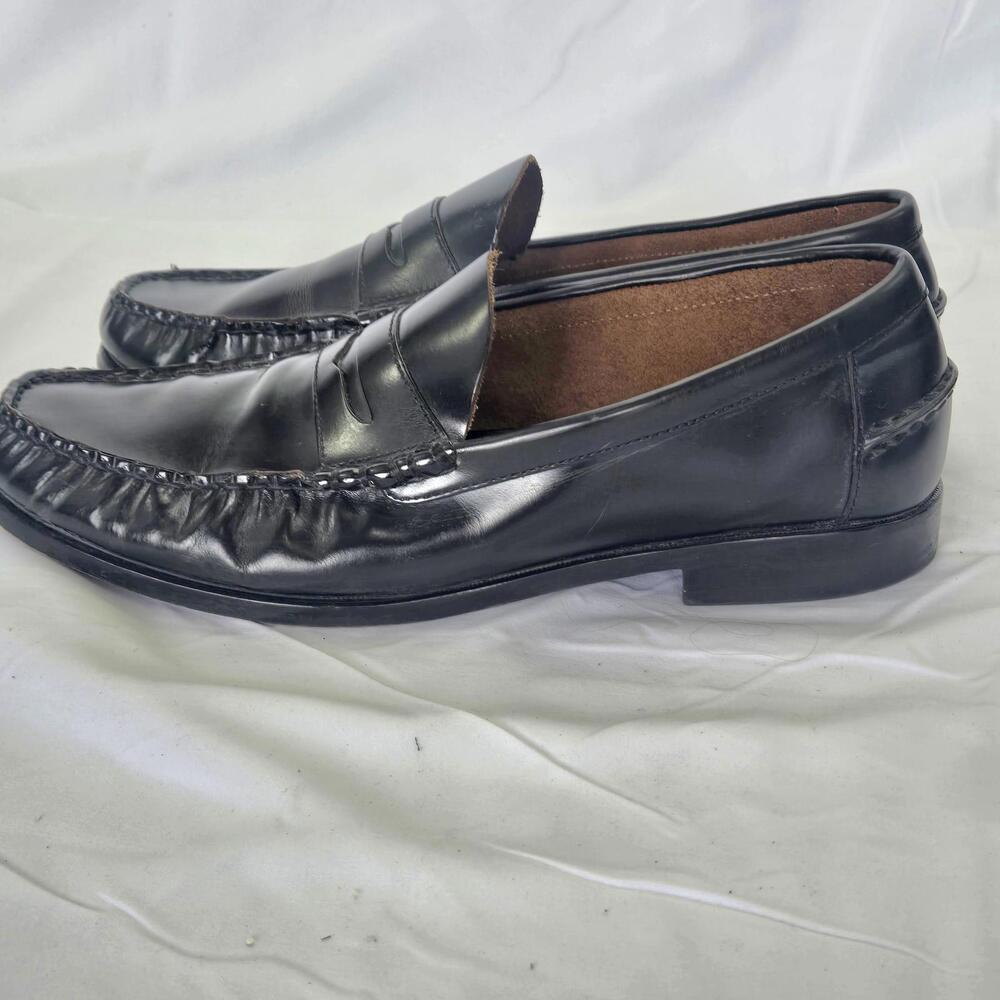 Florsheim Black Leather Penny Loafers Classic  Men's Size 10.5D - Picture 2 of 11